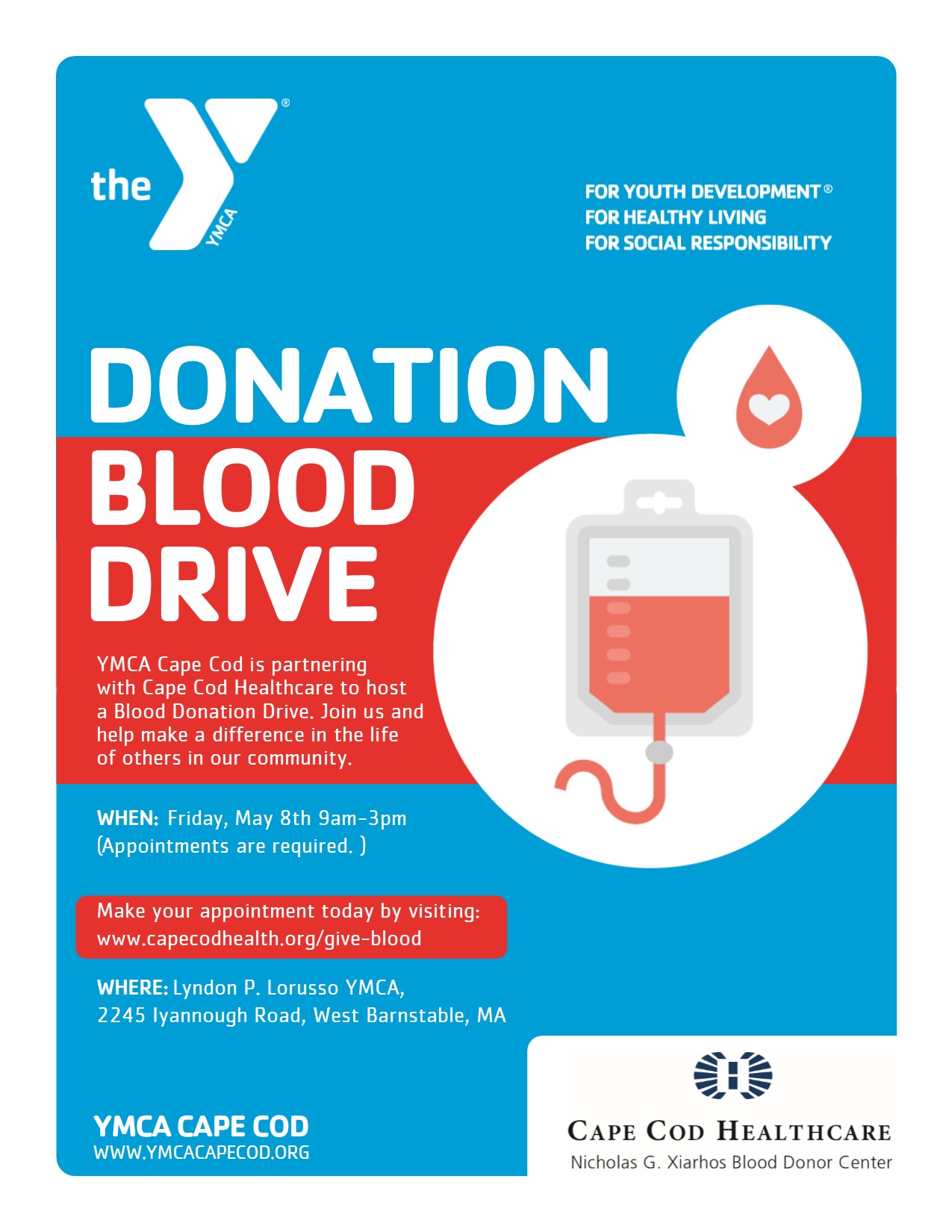 Blood Drive @ Lyndon P. Lorusso YMCA